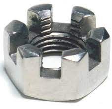 3/4 Axle End Nut - replaces Ifor Williams 10 Slotted F1099s nut